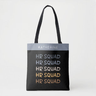 Bolso De Tela Personalizado de Recursos Humanos Squad: regalos d