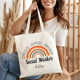 Bolso De Tela Personalizado de regalos de LSW MSW para trabajado