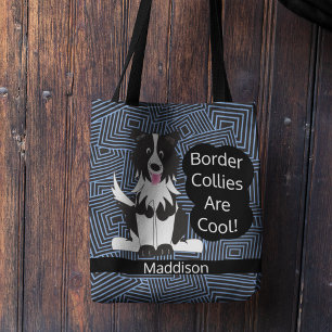 Bolso De Tela Personalizado de resumen de Guay Collies