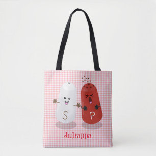 Bolso De Tela Personalizado de salinas y batidores de pimienta d