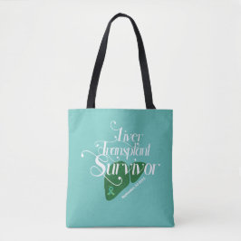 Bolso De Tela Personalizado de Sobrevivientes del Trasplante Hep