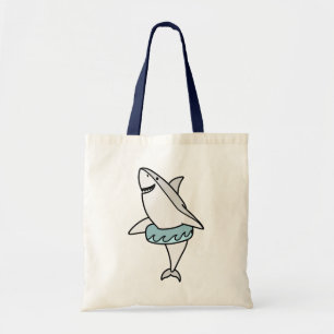 Bolso De Tela Personalizado de tiburón lindo