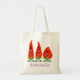 Bolso De Tela Personalizado de trío de pimienta picante chile gr