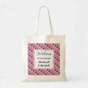 Bolso De Tela Personalizado de USA AMERICA de la bienvenida a la