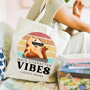 Bolso De Tela Personalizado de Vibes de Caracteres Principales d