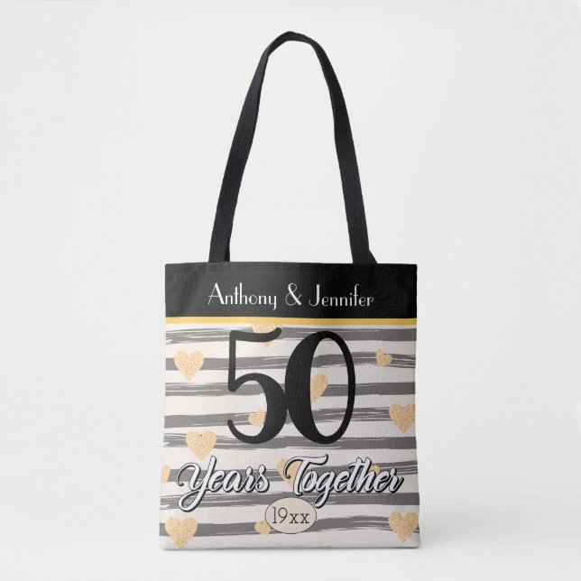 Bolso De Tela personalizado del 50° Aniversario (Anverso)