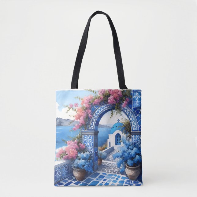 Bolso De Tela Personalizado del aniversario del Boda de la Costa (Anverso)