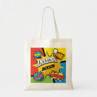 Bolso De Tela Personalizado del cómic del super héroe