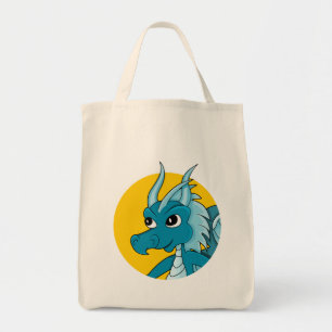 Bolso De Tela Personalizado del dragón azul