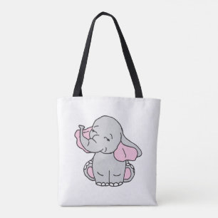 Bolso De Tela Personalizado del Elefante del Patrón de Elefantes
