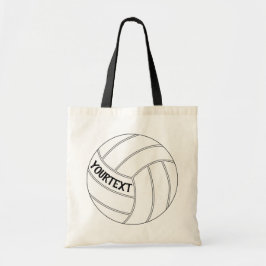 Bolso De Tela Personalizado del jugador de voleibol Mensajes de 