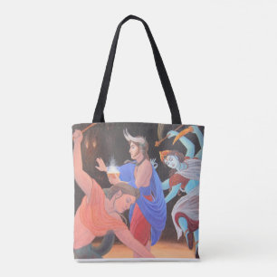 Bolso De Tela Personalizado dinámico de las deidades todo encim