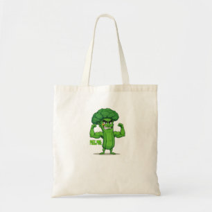 Bolso De Tela Personalizado divertida de Broccoli, Strand Veggie