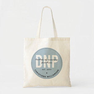 Bolso De Tela Personalizado DNP Médica de la práctica de Enferme