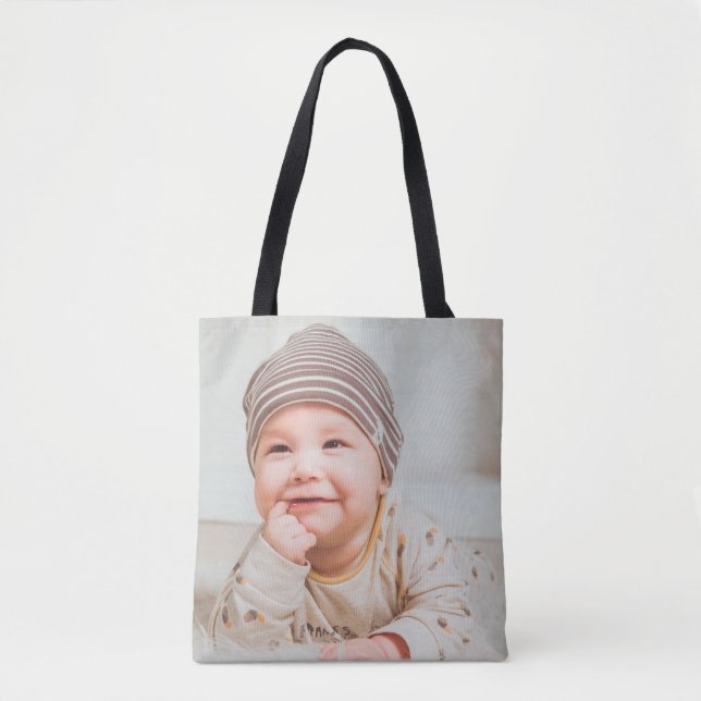Bolso De Tela Personalizado Dos Foto (Anverso)