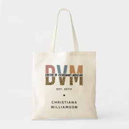 Bolso De Tela Personalizado DVM Médica de Regalos de Medicina Ve