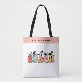 Bolso De Tela Personalizado Entrenador de Educación Retro
