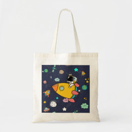 Bolso De Tela Personalizado espacial astronauta