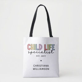 Bolso De Tela Personalizado Especialista en Vida Infantil CCLS