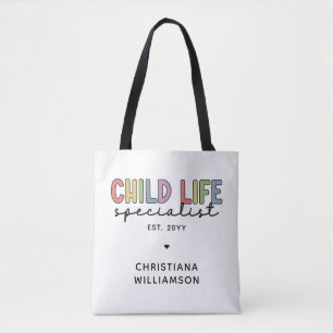 Bolso De Tela Personalizado Especialista en Vida Infantil CCLS