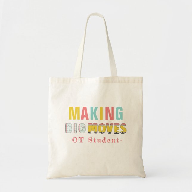 Bolso De Tela Personalizado estudiantil de Terapia Ocupacional C (Frente)