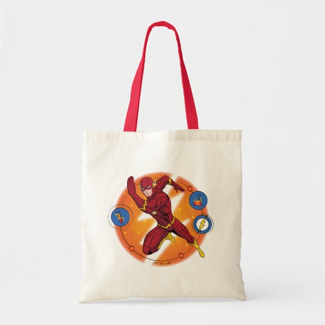 Bolso De Tela Personalizado Flash Laboratory Running Graphic (Frente)