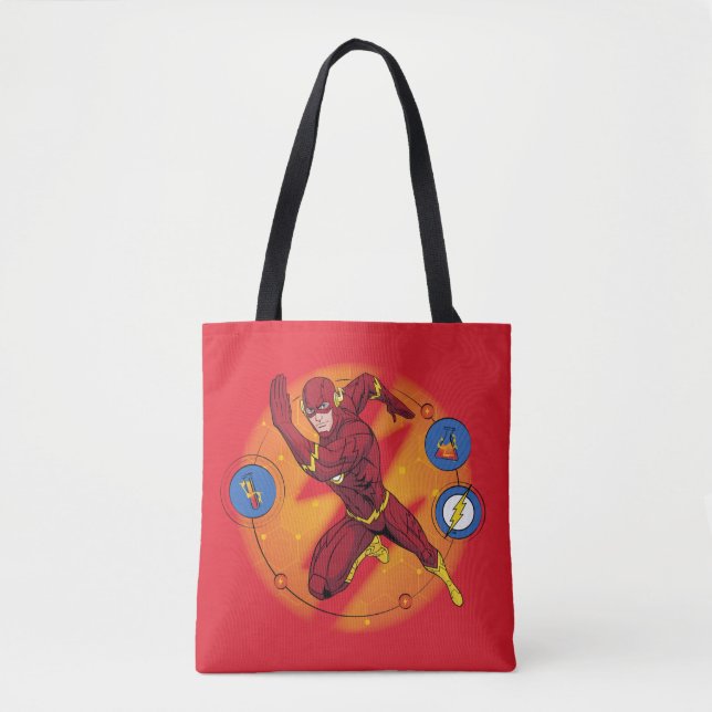Bolso De Tela Personalizado Flash Laboratory Running Graphic (Anverso)