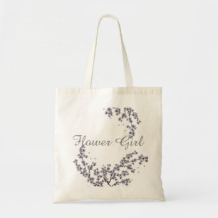 Bolso De Tela Personalizado floral vintage Boda Tote Bag