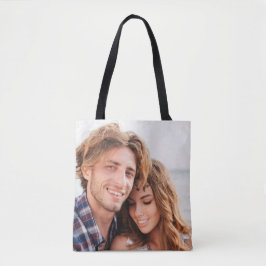 Bolso De Tela Personalizado Foto Cargada Diseño Su Propia Doble 