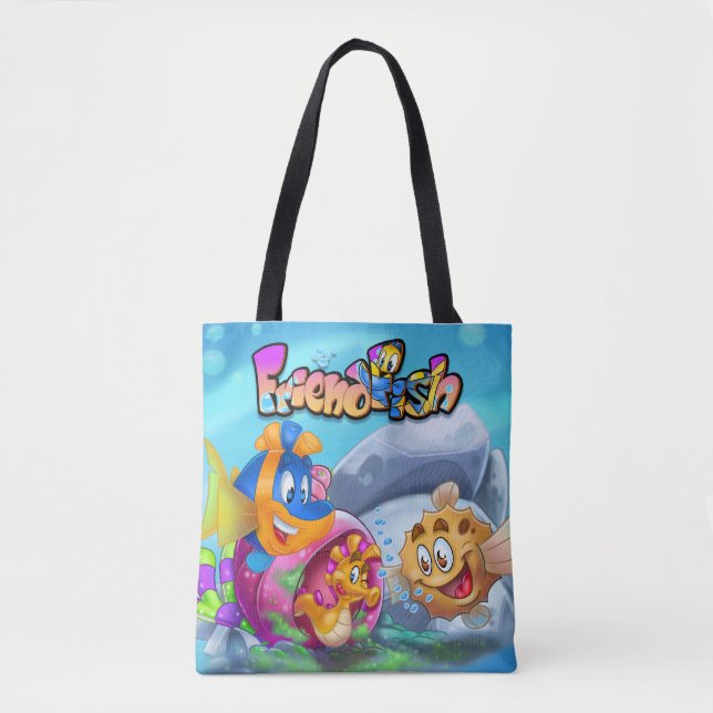 Bolso De Tela Personalizado FriendFish (Anverso)