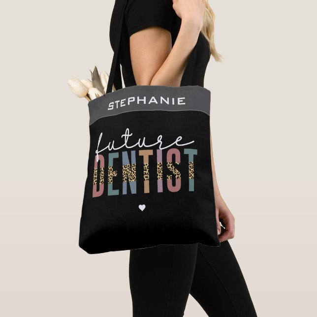 Bolso De Tela Personalizado Futuro Dentista Dental Student Regal (Detalle)