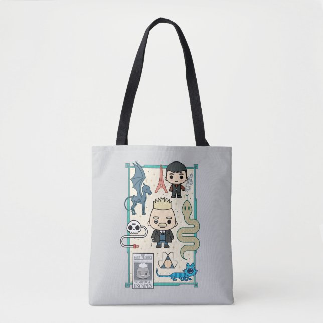 Bolso De Tela Personalizado GELLERT GRINDELWALD™ y Barebone (Anverso)