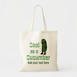 Bolso De Tela Personalizado Genial Como Un Pepino