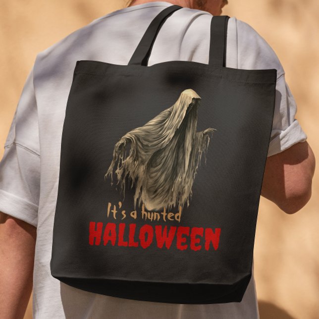 Bolso De Tela Personalizado Gracioso horror gótico Fantasma Hall (Subido por el creador)
