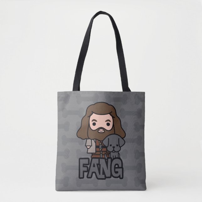 Bolso De Tela Personalizado Hagrid y Fang Character Art (Anverso)