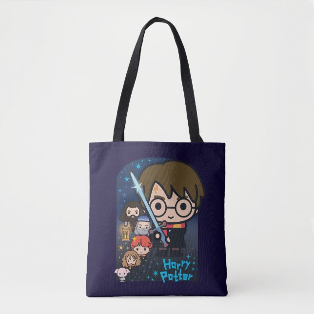 Bolso De Tela Personalizado Harry Potter Cámara de Secretos Gráf (Anverso)