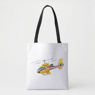 Bolso De Tela Personalizado Helicopter