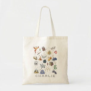 Bolso De Tela Personalizado   Iconos de HARRY POTTER™