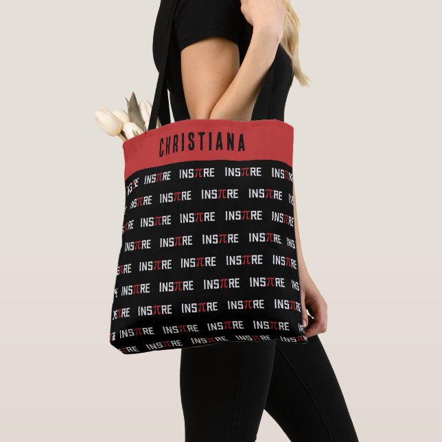 Bolso De Tela Personalizado InsPire Pi Day | Regalos de Happy Pi (Detalle)