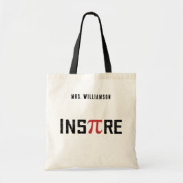 Bolso De Tela Personalizado InsPire Pi Day | Regalos de matemáti