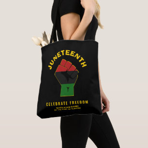 Bolso De Tela Personalizado JUNETEENTH celebra la libertad