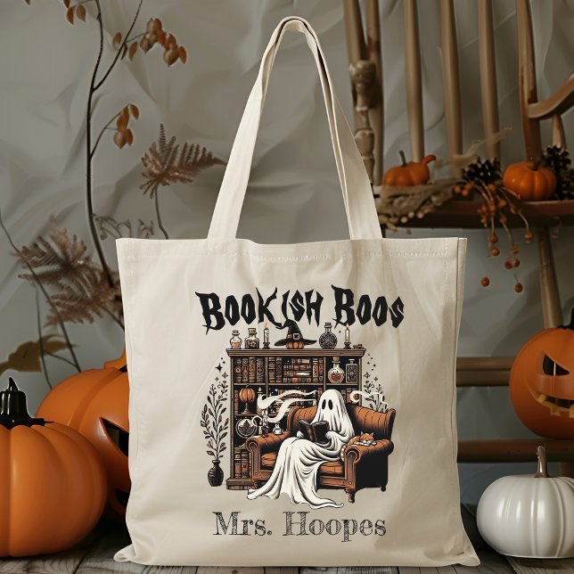 Bolso De Tela Personalizado leyendo bibliotecario de profesores  (Subido por el creador)