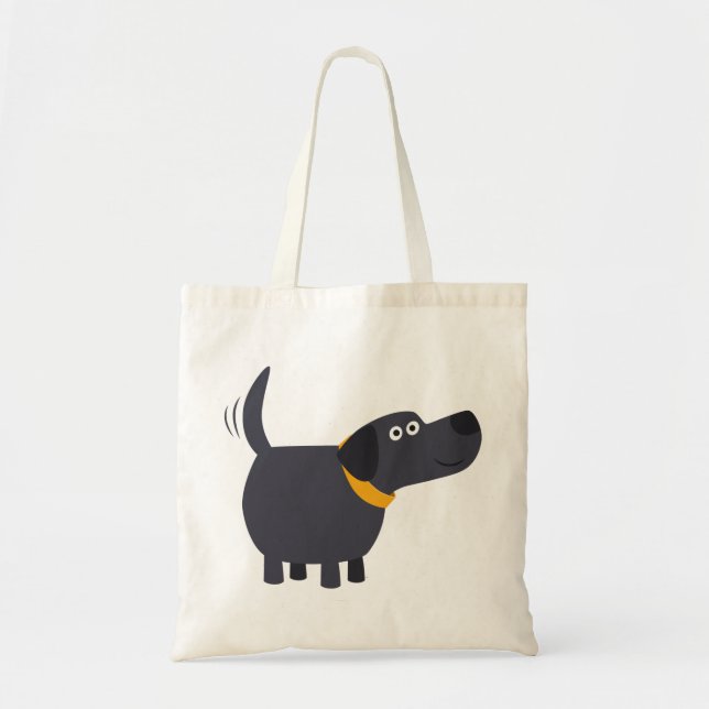 Bolso De Tela Personalizado lindo Black Labrador Bag (Frente)