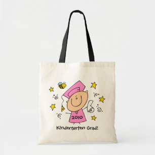 Bolso De Tela Personalizado lindo del graduado del chica