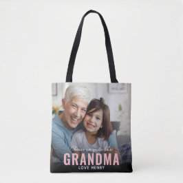 Bolso De Tela Personalizado lindo foto Keepsake GRANDMA
