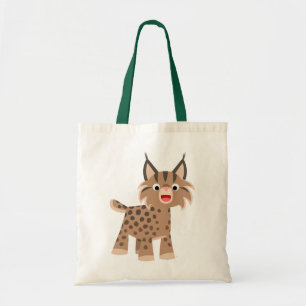 Bolso De Tela Personalizado lindo Happy Lynx Bag