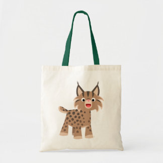 Bolso De Tela Personalizado lindo Happy Lynx Bag