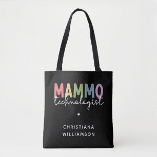 Bolso De Tela Personalizado Mammo Technologist Mammography Tech