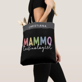 Bolso De Tela Personalizado Mammo Technologist Mammography Techn