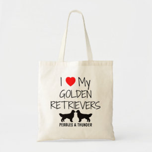 Bolso De Tela Personalizado Me Encanta Mis Dos Lectores De Oro